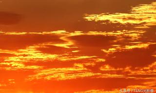 北京秋日晚霞好浪漫